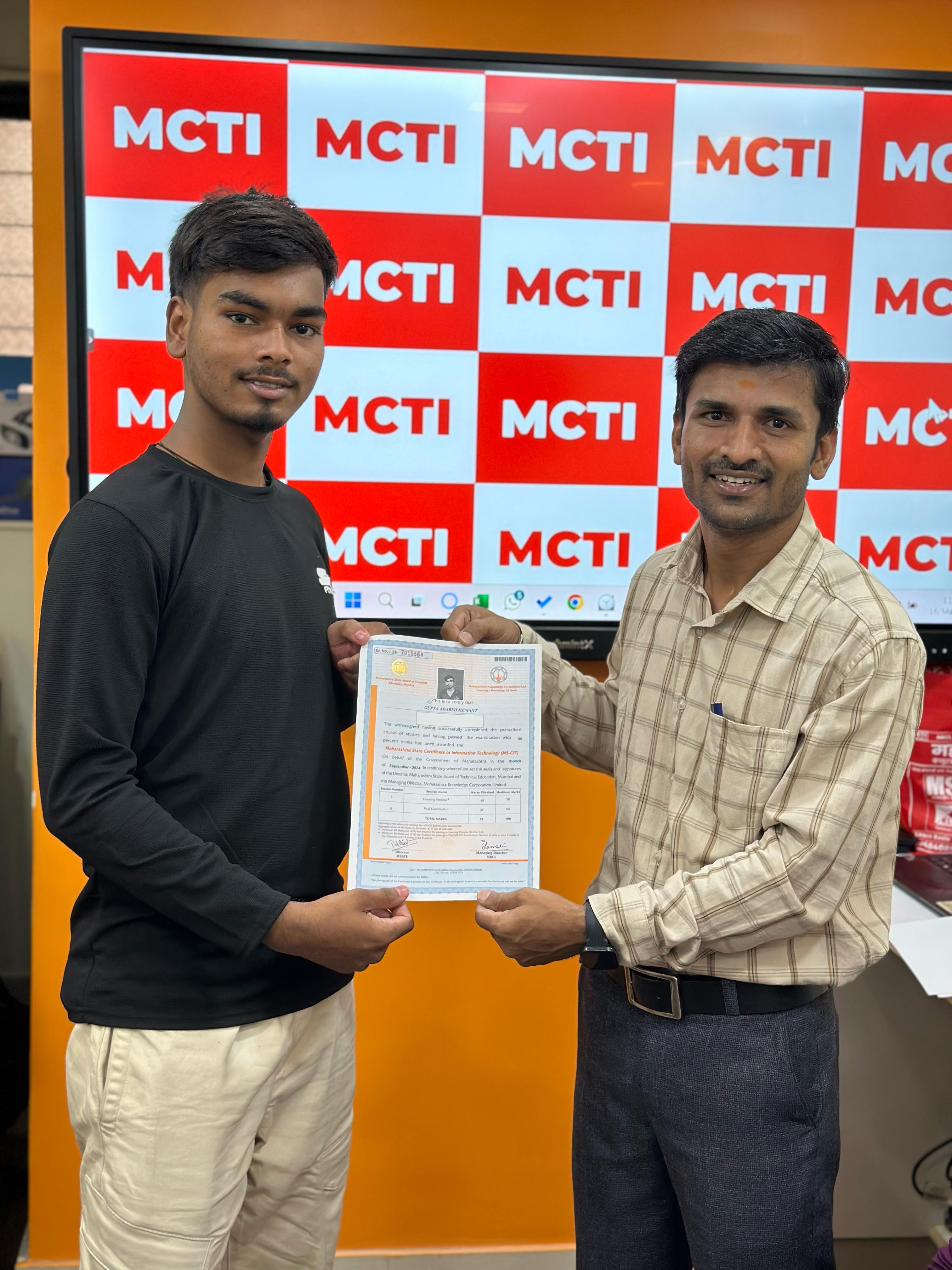 Certificate Distribution - Adarsh