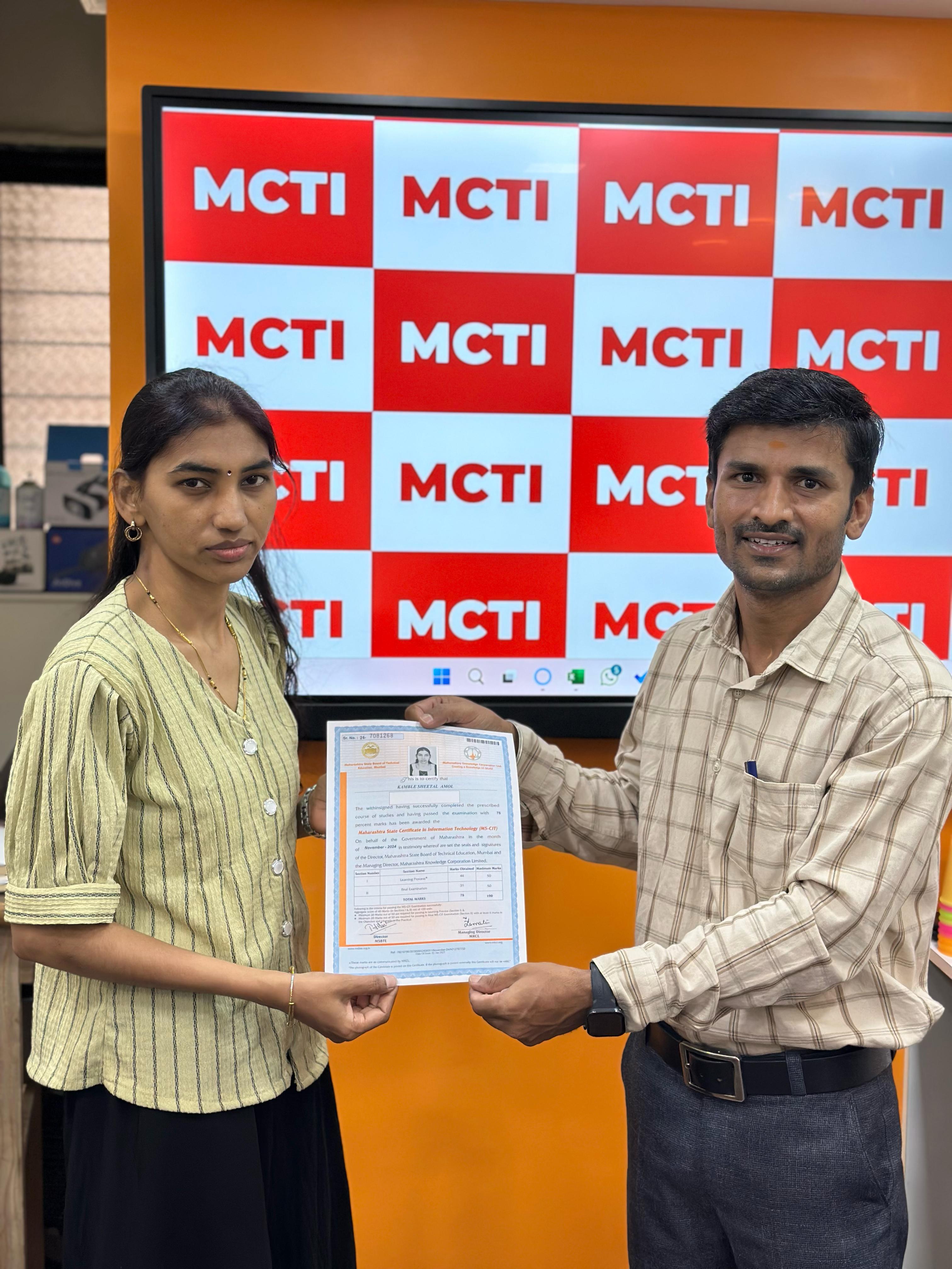 Certificate Distribution - Sheetal